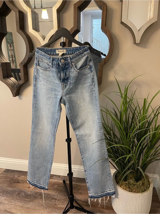 Madewell Denim - Madewell Light Wash Straight Leg Jeans